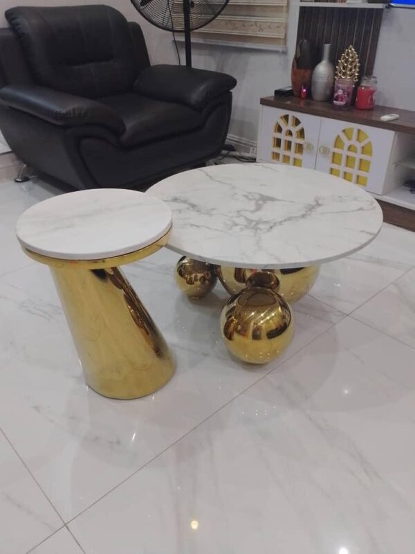 2 in 1 Marble Center Table