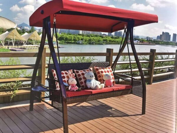 3 Seaters Outdoor Garden Swing Chair