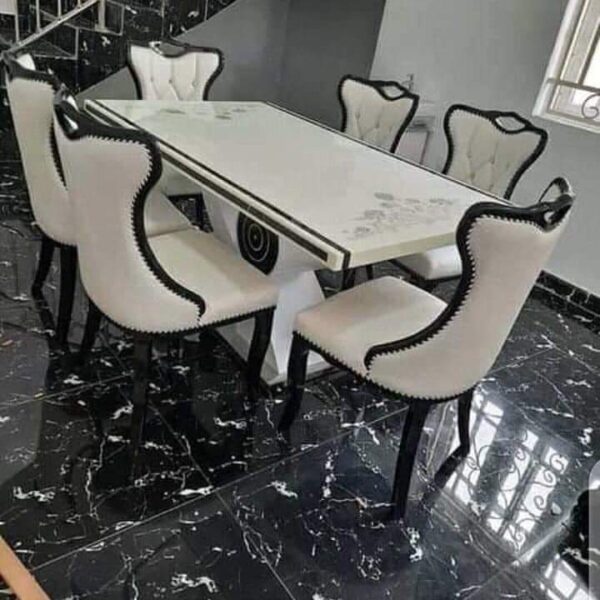 6 Seaters Exclusive Marble Dining Table