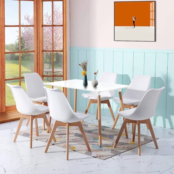 6 Seaters Office Dining Set