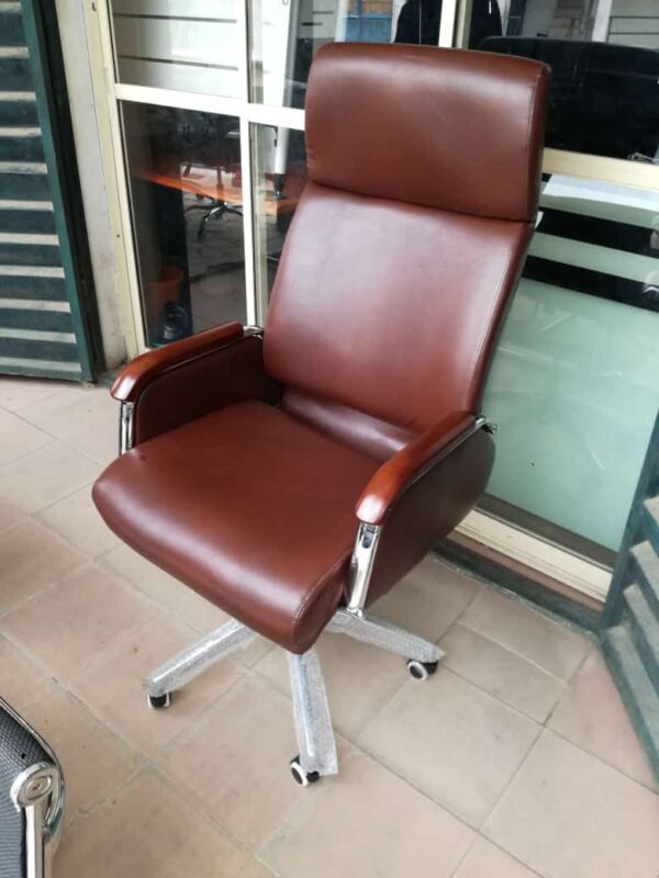 Executive Office Reclining Chair Brown