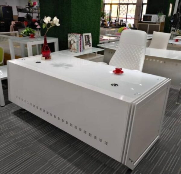 Executive White Reception Table