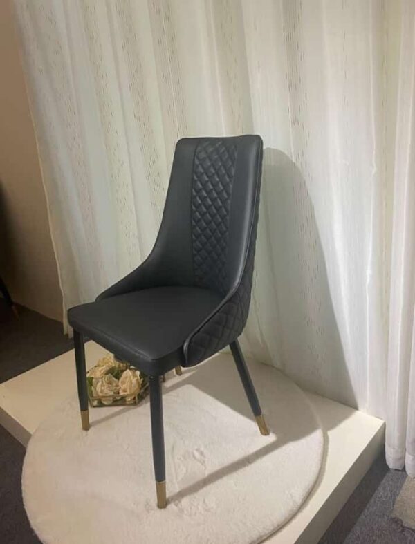 Full Black Luxury Dining Chair