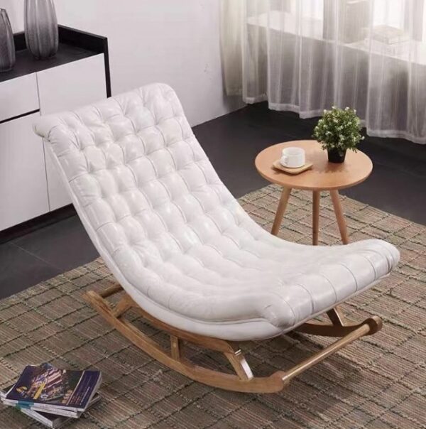 Modern White Lounge Chair