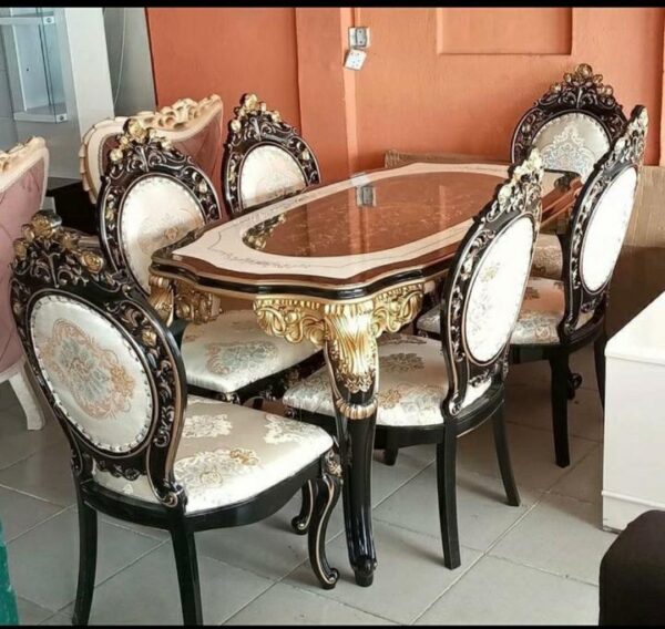 Royal Designed 6 Seaters Luxury Dining Set